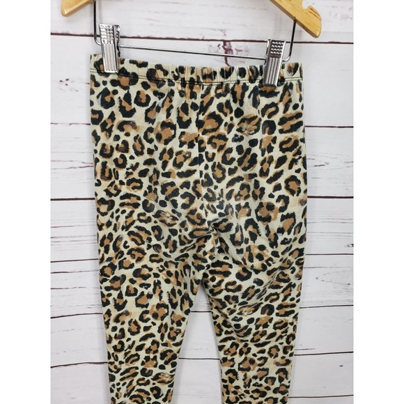 Ruffle Girl Cheetah Print Girls Elastic Waist Leggings Size 8‎ - Picture 6 of 10
